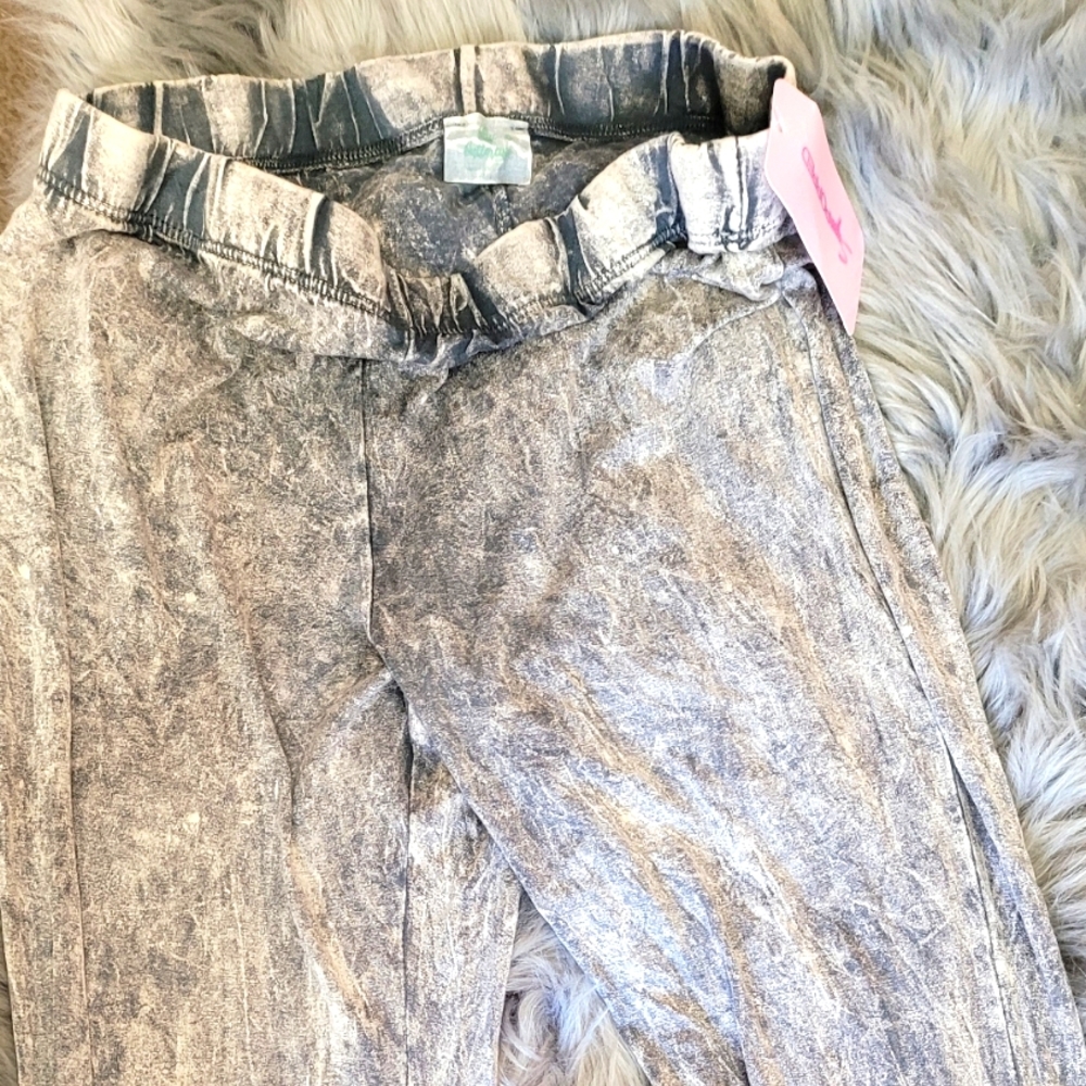 Grey tassle leggings